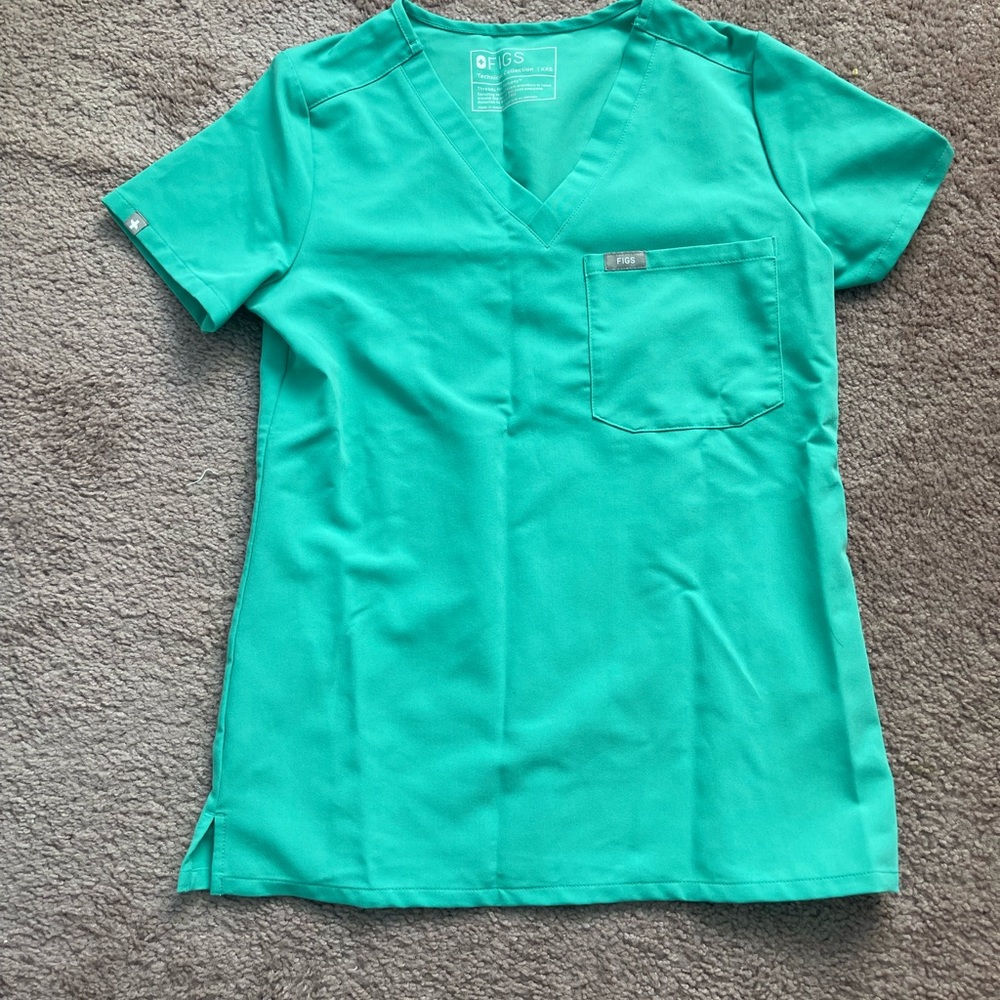 Surgical Green one pocket top and jogger bottoms, XXS/XXST